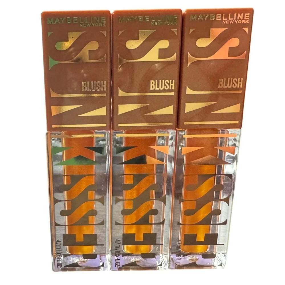 Maybelline Sunkisser Blush 07 Rooftop Views Lot of 3 NEW Sealed Liquid Blush